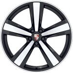 21-inch Exclusive Design Sport wheels painted in Jet Black Metallic