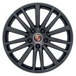 20-inch Panamera Design wheels painted in satin Black
