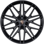 21-inch RS Spyder Design wheels painted in Black (high-gloss)