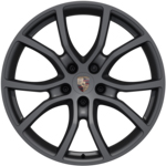 21-inch Cayenne Exclusive Design wheels in Vesuvius Grey