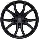 21-inch Cayenne Exclusive Design wheels in Black (silk gloss)