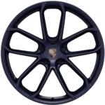 22-inch GT Design wheel painted in Deep Sea Blue