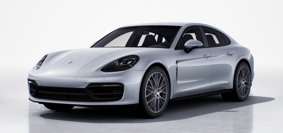 21-inch Panamera Exclusive Design sport wheels painted in Platinum Silver