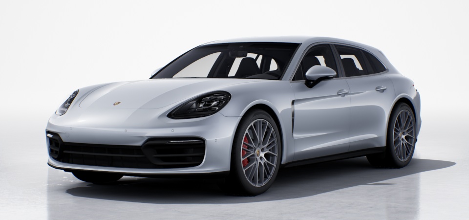 21-inch Panamera Exclusive Design sport wheels painted in Platinum Silver