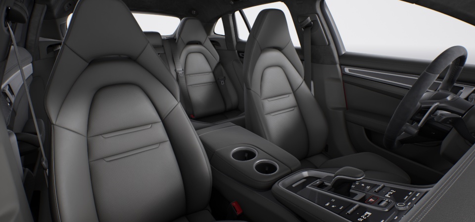 Leather interior in Agate Grey, smooth-finish leather