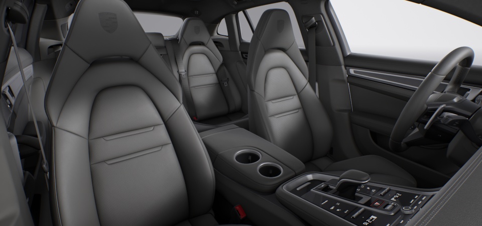 Leather interior in Agate Grey, smooth-finish leather