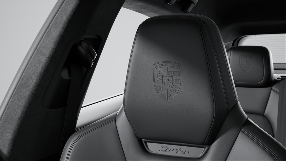 Porsche Crest on headrests