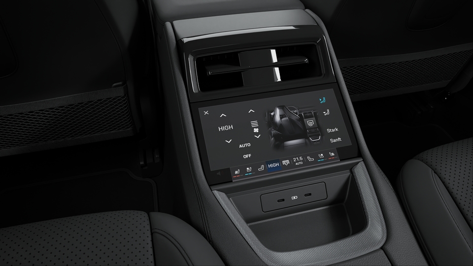 Four-zone automatic climate control